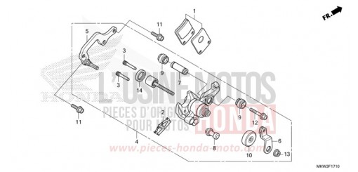 MACHOIRE DE FREIN DE PARKING NC750XDM de 2021